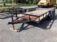 16FT TANDEM AXLE TRAILER WITH ONE RAMP