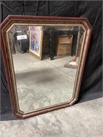 Ornate Beveled Glass Mirror
