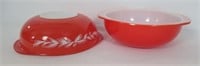 Pyrex 2 Quart Bowls Includes Holiday Bowl.