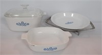 Vintage Corningware Blue Cornflower Bakeware and