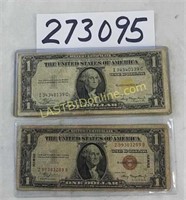 2 Emergency Issue Silver Certificates