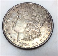 1881 MORGAN SILVER DOLLAR, SAN FRANCISCO MINT