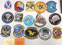 340 - LOT OF VINTAGE MILITARY PATCHES (B74)