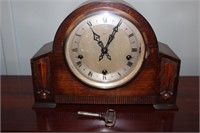 Enfield Mantle Clock with Key, Not Tested