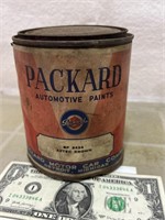 Vintage Packard Motor Car co advertising paint