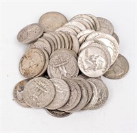 Coin 50 Washington 90% Silver Quarters  Mixed Date