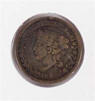 Coin 1837 Hard Times Token, Bentonian Currency