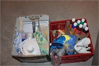 Assorted Paint Supplies Incl Brushes