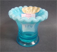 Fenton Blue Opal # 37 Crimped Toothpick