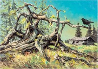Art Original Oil ‘Edge of the Forest’ Harold Lyon