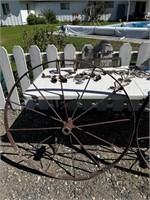 Iron wagon wheel