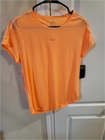 nike womens medium orange drift tennis tshirt