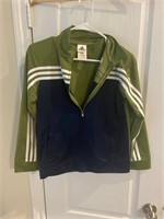 adidas 1/2 zip jacket green youth