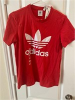 adidas tree foil Small red