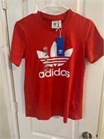 adidas tree foil womens small red