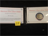 1783 America's First Silver Dollar