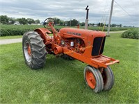 Allis Chalmers WD45 with 3 bottom plow -- NO BLADE