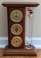 Clock/Barometer/Hygrometer 13"