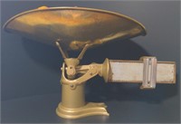 Decorative Metal Scale. Measures approximately