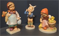 Hummel Porcelain Figurines including a child with