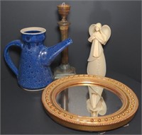Decorative Ceramic Water Pitcher, a metal candle