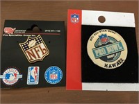 Pair of NFL/Pro Bowl  Pins