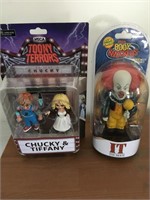 Neca Chucky & Pennywise Figurines