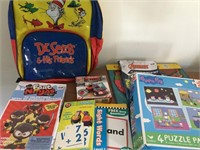 Dr Seuss Backpack, Flashcards, Puzzles and more