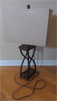 Decorative Table Lamp. Measures Approximately 29"