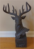 Merry Christmas Deer Plastic Statue. Measures