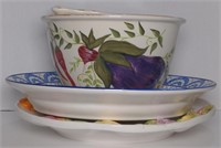 Decorative Kitchen Display Dishes, Bowls and