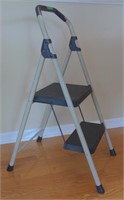 Two Step Ladder. Measures approximately 2' tall.