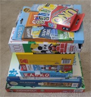(Den) Lot of board games and puzzles.