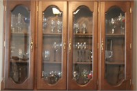 Assorted Wineglasses, Contents of Cabinet