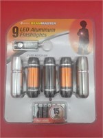 9 LED Aluminum Flashlights