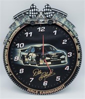 Dale Earnhardt Battery Operated Wall Clock.