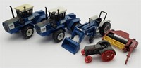 1/64 Scale Ford 4wd Tractors, Bucket Tractor,