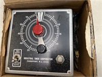 Vintage Industrial Timer in Factory Box!