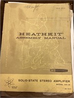 Around 8 Vintage Heathkit Assembly Manuals!