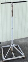 Metal Rack on Wheels, About 71" Tall, Wheels