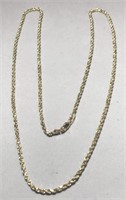 10KT YELLOW GOLD 3.10 GRS 24 INCH ROPE CHAIN