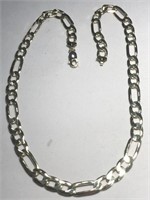 A HEAVY 10KT YELLOW GOLD 39.40 GRS 21 INCH CHAIN