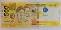 J - 500 PISO FILIPINAS CURRENCY (30C)