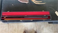 Pool cue stick in case