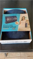 Vibrating lumbar support Pillow