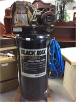Coleman black max 6 hp air compressor with hose