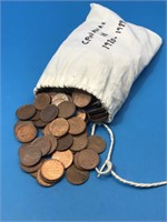 Bag Of 1980 - 1989 Pennies
