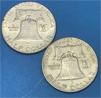 1963 & 1963D USA FIFTY Cents