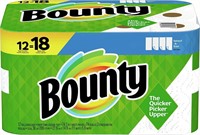 12CT Bounty Select-A-Size Paper Towels ROLLS