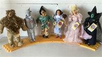 (6) Collectible The Wizard Of Oz Dolls